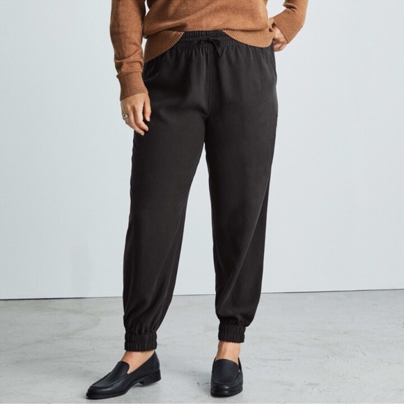 Everlane Pants - Everlane Washable Silk Jogger | M